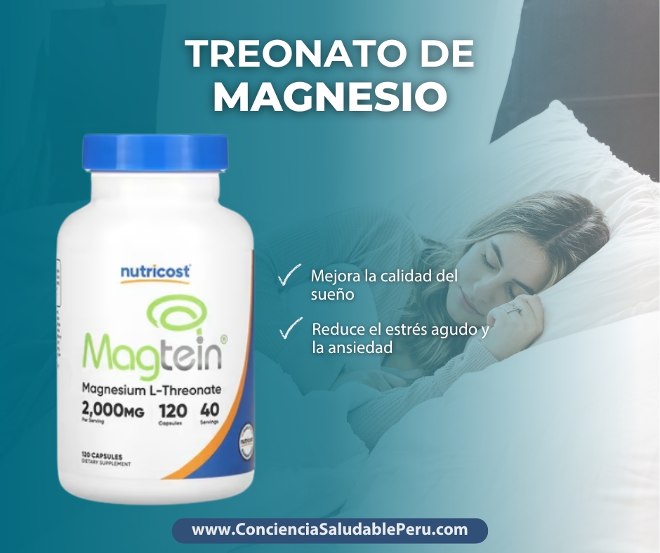 Treonato de Magnesio 2000mg - Imagen 3
