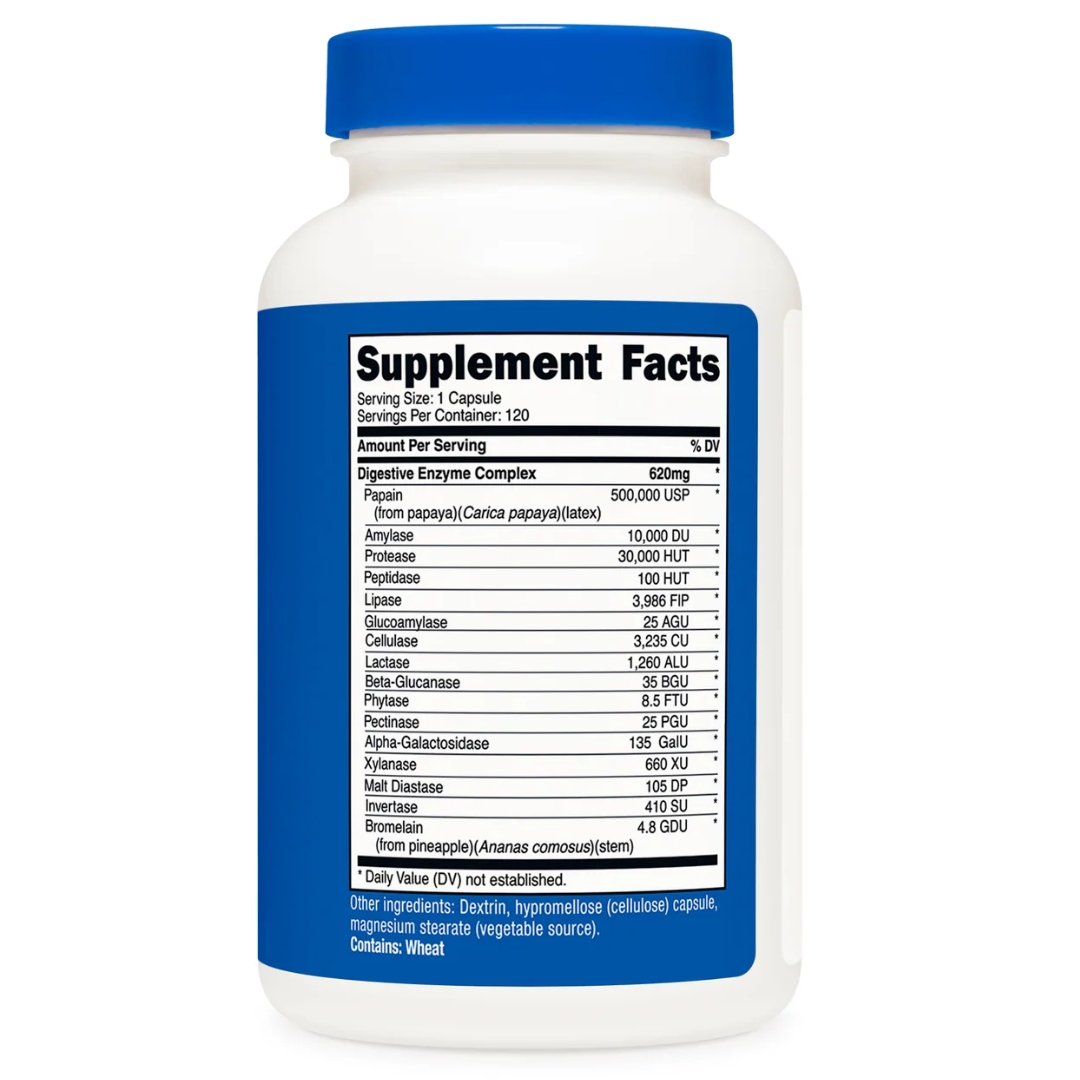 Enzimas Digestivas - Nutricost - Imagen 2