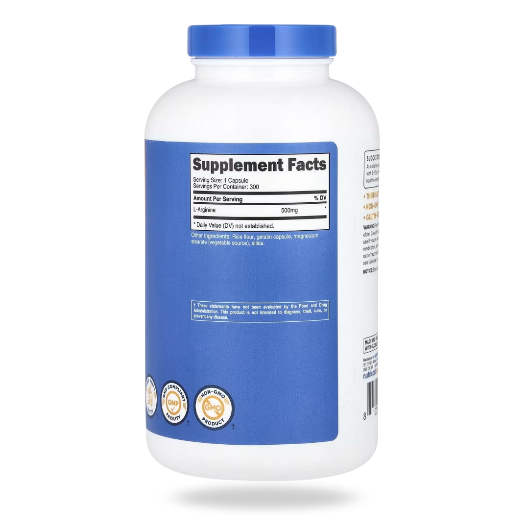 L-Arginina 500mg - Imagen 2
