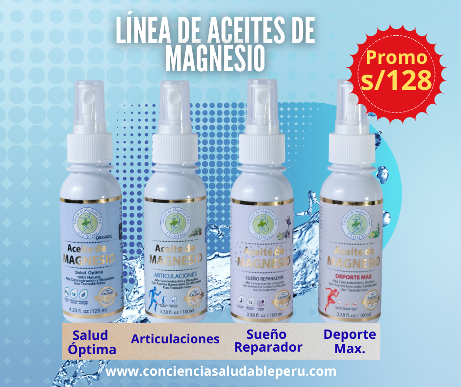 PACK x 4 Aceites de Magnesio