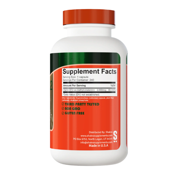 Vitamina B-12 2,000mcg - Imagen 2